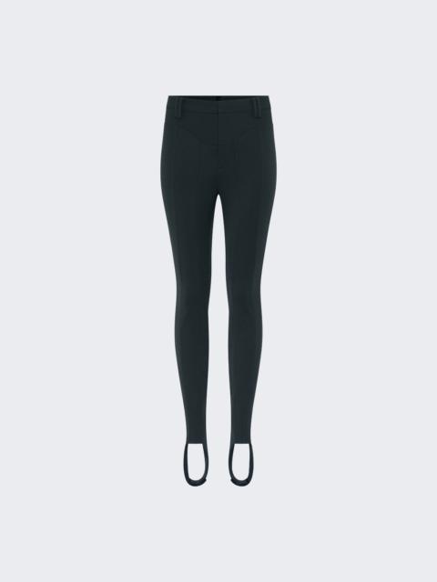 Equestrian Leggings With Agraffe Detail Military Black