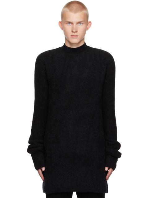 Black Porterville Alpaca Knit Sweater
