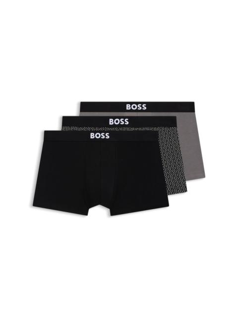 THREE-PACK OF STRETCH-COTTON TRUNKS