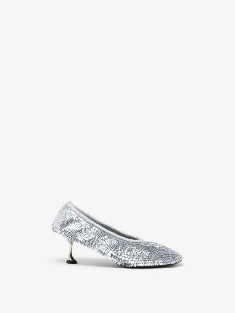 Tee Sequin Pumps