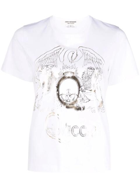graphic-print round-neck T-shirt