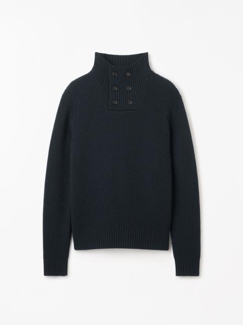 Peter Funnel Neck Wool Pullover