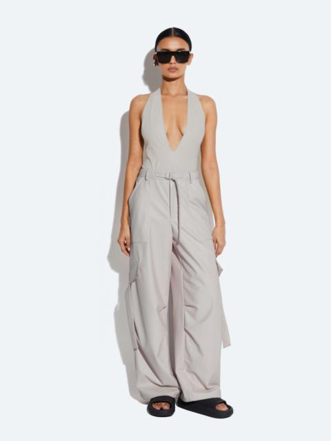 Faux Leather Utility Pocket Pant