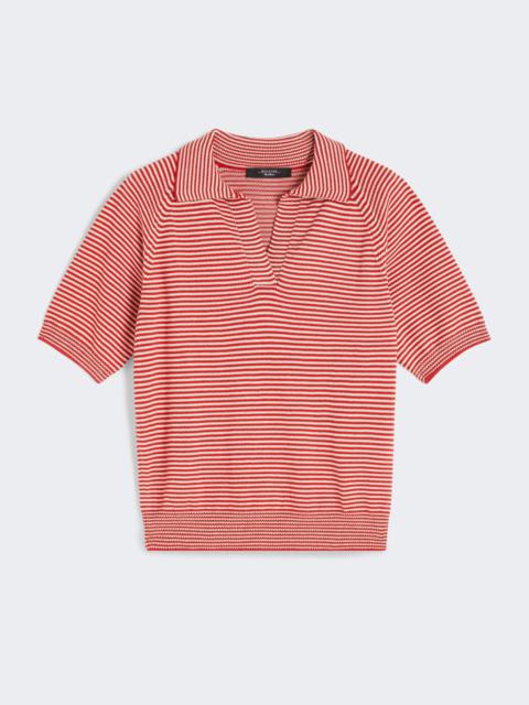 JUNIOR Cotton yarn polo shirt