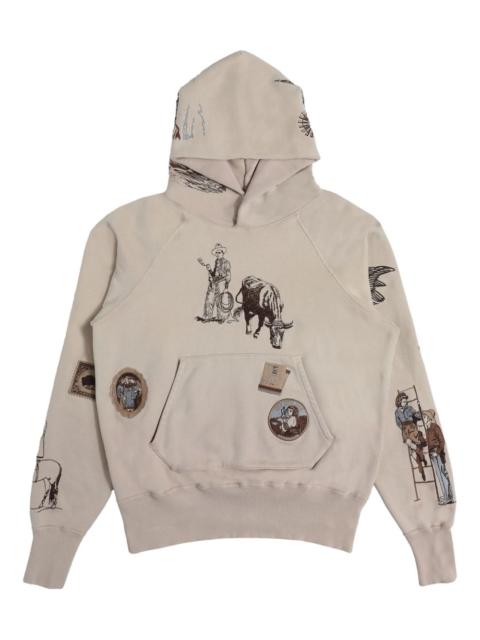 embroidered western hoodie