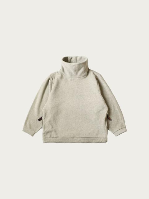 Reverse Fleece BIG High Neck SWT - Natural