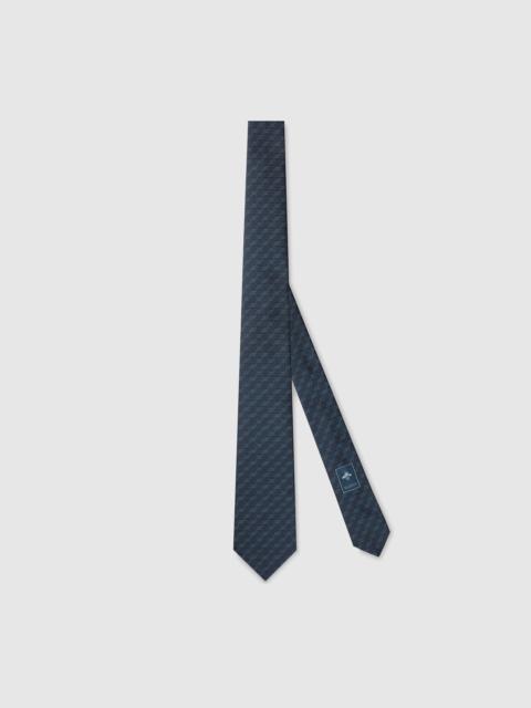 GG silk jacquard tie