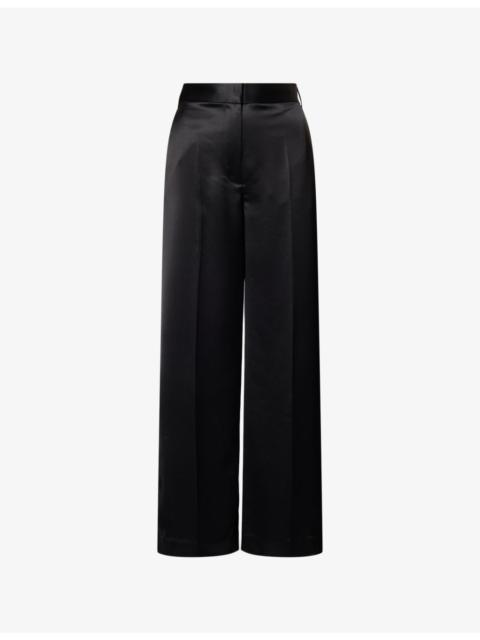 Aviana Straight-Leg Woven Trousers