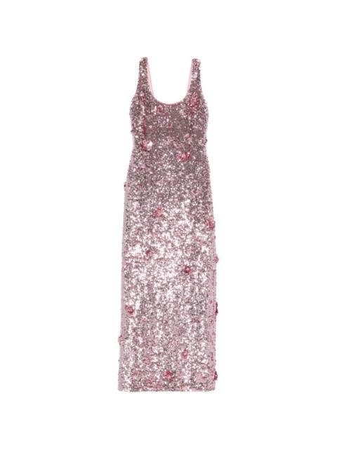 sequin-embellishment maxi dress