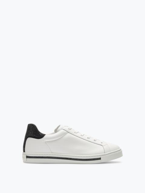 Xtra White-Black Sneaker With Crystals 15