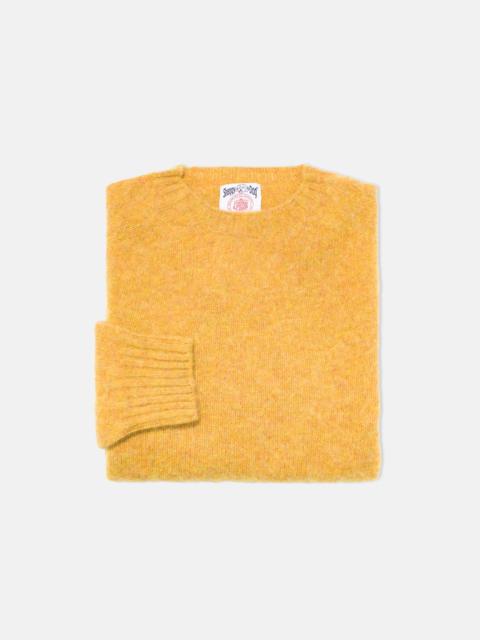 MADE-IN-SCOTLAND YELLOW MIX SHAGGY DOG SWEATER - CLASSIC FIT