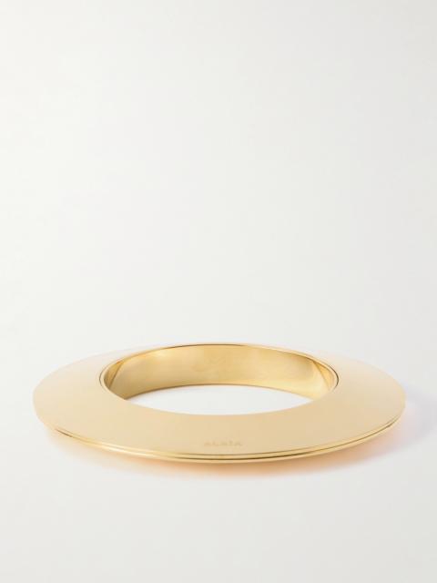 Blade Gold-tone Bangle