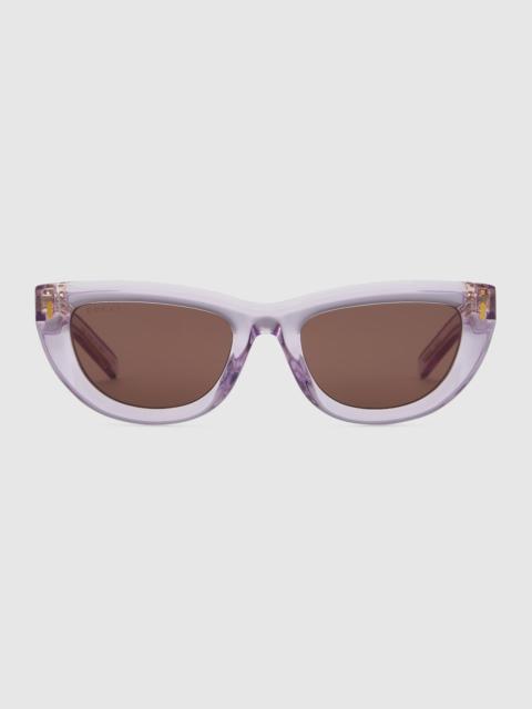 Cat-eye frame sunglasses