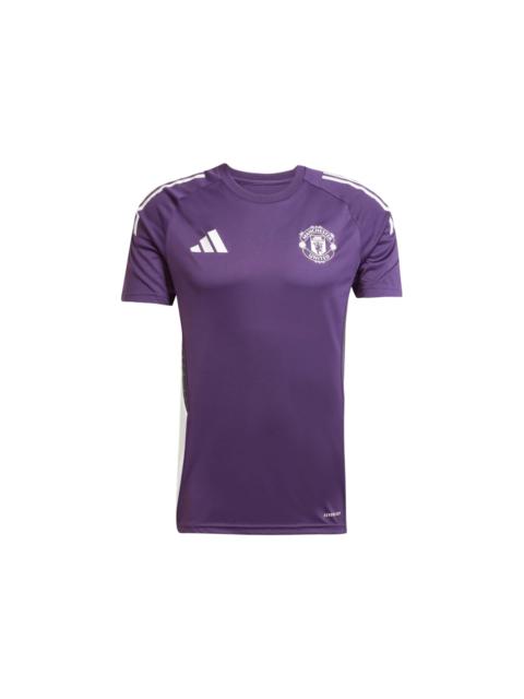 adidas Tiro 25 Competition Jersey Manchester United Aurora Plum White Black