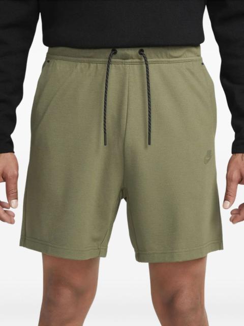 tech fleece zip-detail shorts
