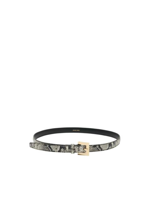 Nicola buckle leather belt