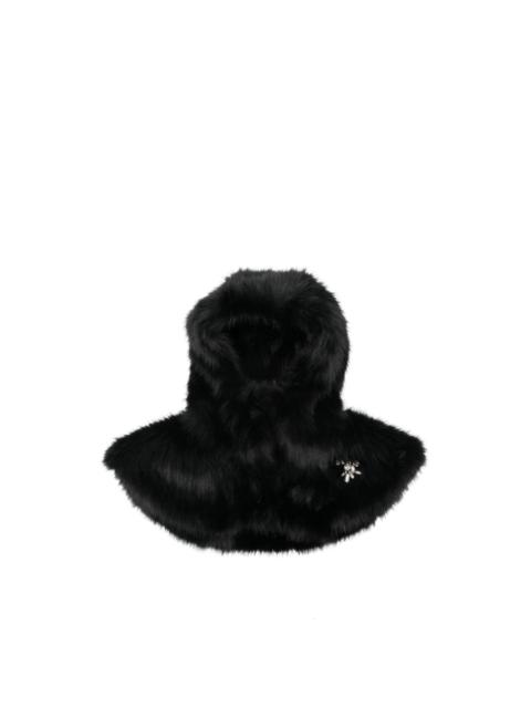 faux-fur balaclava