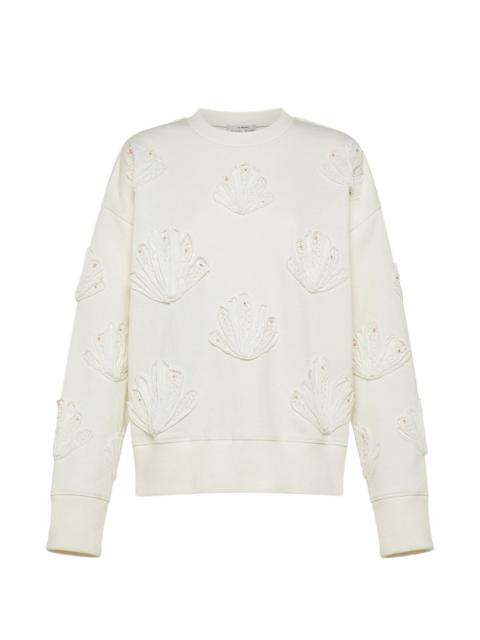 lunamaris embroidered sweatshirt