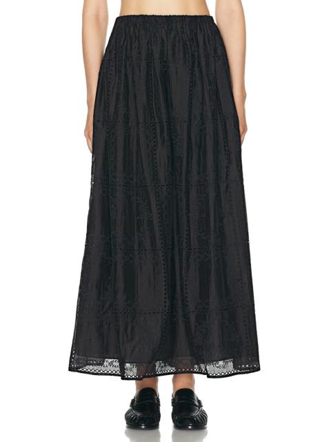 Handkerchief Midi Skirt