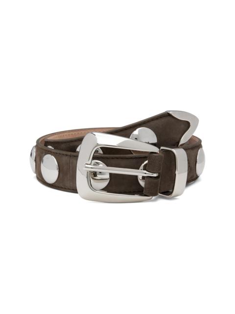 Taupe Benny Stud Belt