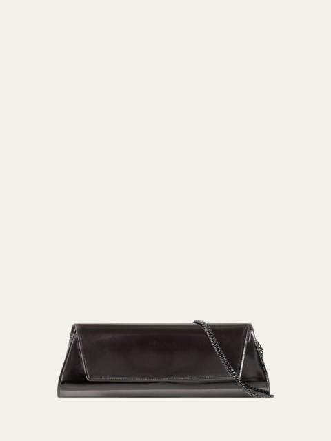 Anouk Mirrored Leather Small Clutch Bag