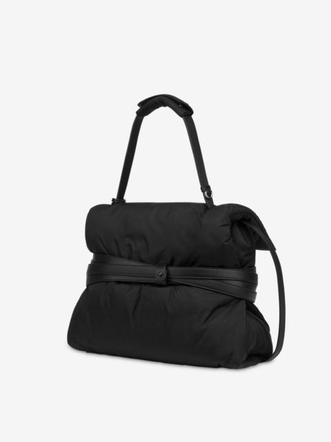 MOSCHINO TIE ME MEDIUM HAND BAG