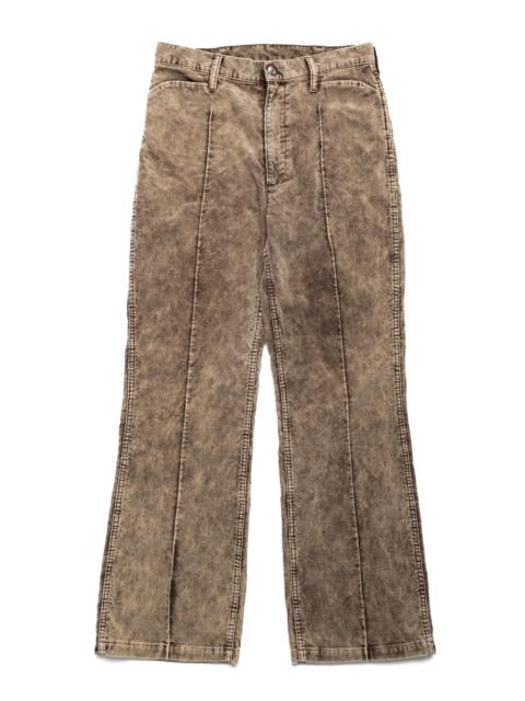 14W Corduroy 5P FRISKO (Dirty Dyed) - Brown
