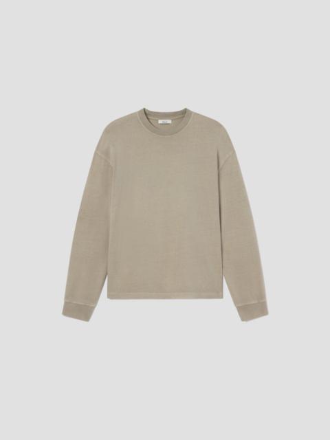 ASHA LONG SLEEVE MOCK NECK TEE IN WICKER