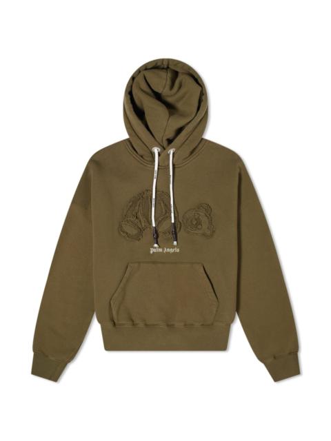 Palm Angels Garment Dyed Kill The Bear Popover Hoody