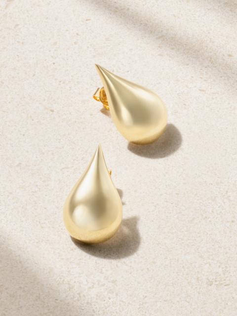Water Droplet 14-karat Gold Earrings