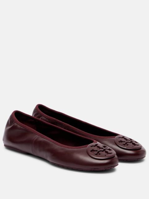 Reva Travel leather ballet flats