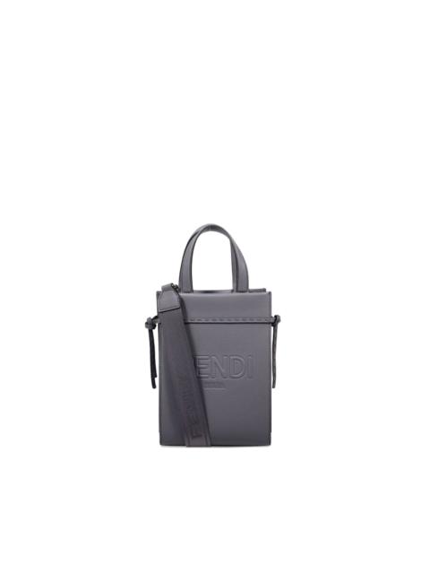 logo-embossed tote bag
