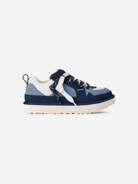 ® Men's Lo Lowmel Suede/Recycled Materials/Textile Shoes in Deep Ocean/Whale