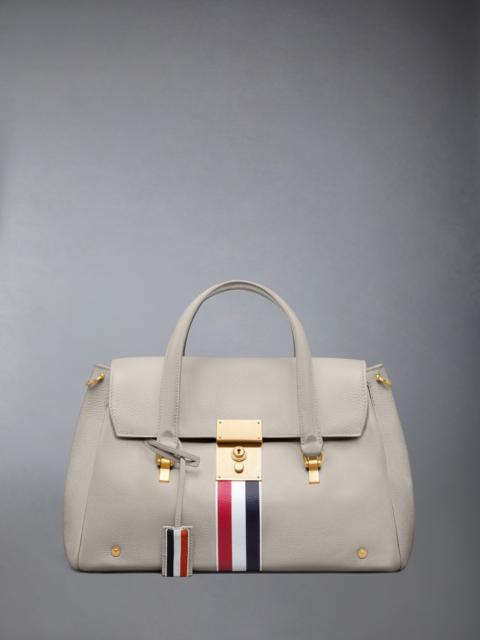 RWB STRIPE BOLTON BAG IN SOFT PEBBLE GRAIN LEATHER