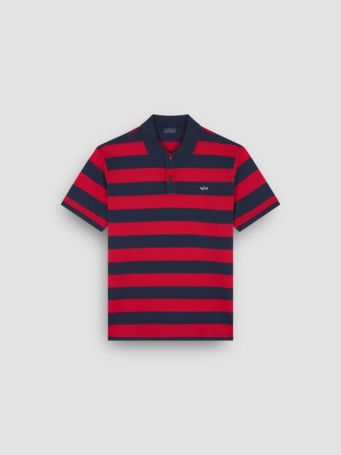 DOUBLE PIQUÉ COTTON POLO