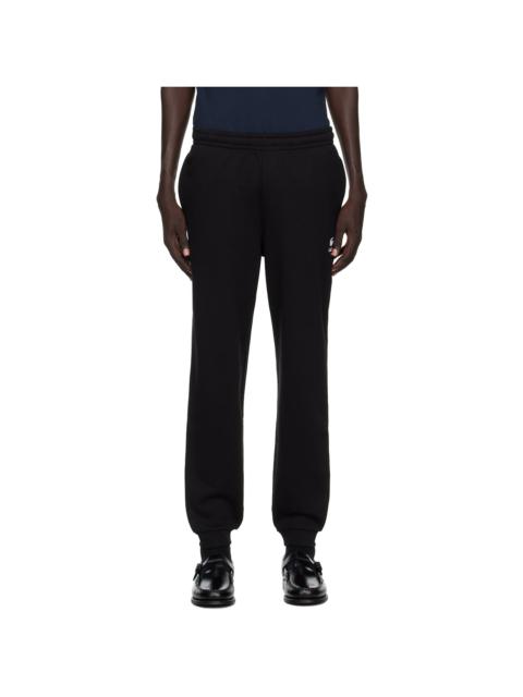 Black Tapered Leg Sweatpants