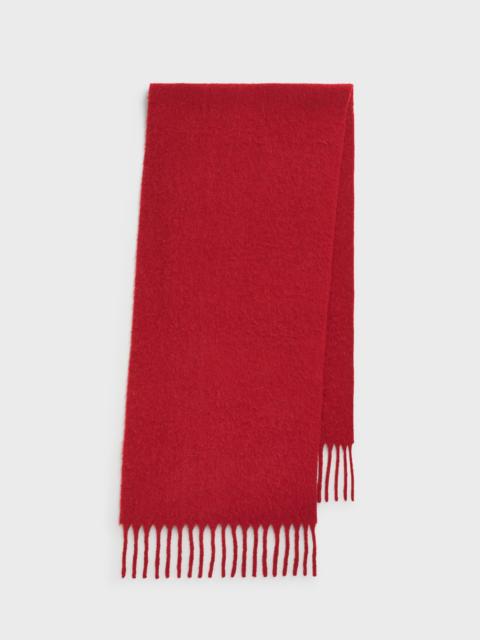 Fuzzy scarf red