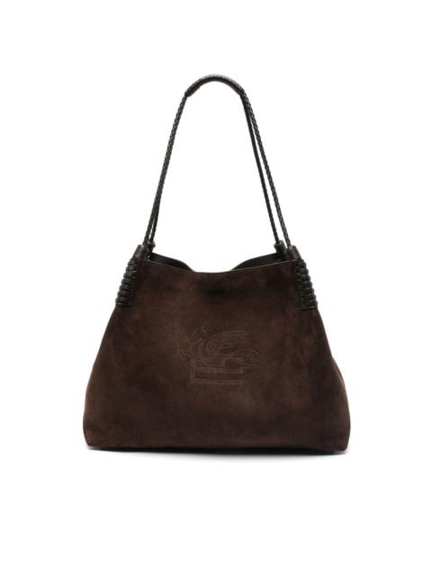 suede shoulder bag