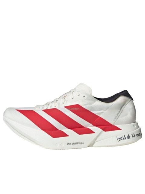 adidas Adizero Adios Pro 4 'White Red' JR6363