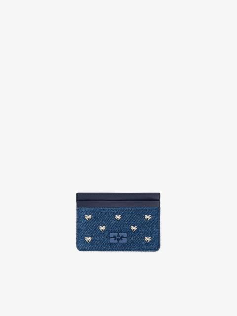 BOU DENIM CARD HOLDER IN DENIM