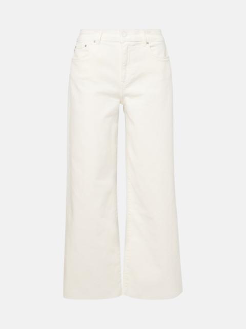 Saige high-rise wide-leg jeans