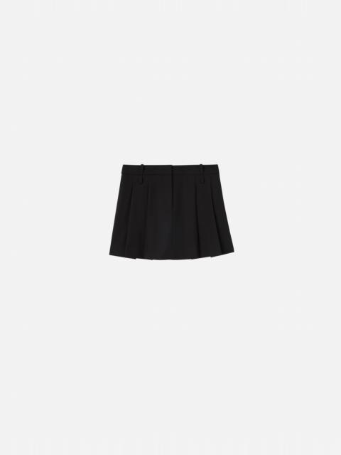 PINKO PLEATED MINI SKIRT WITH POCKETS | REVERSIBLE