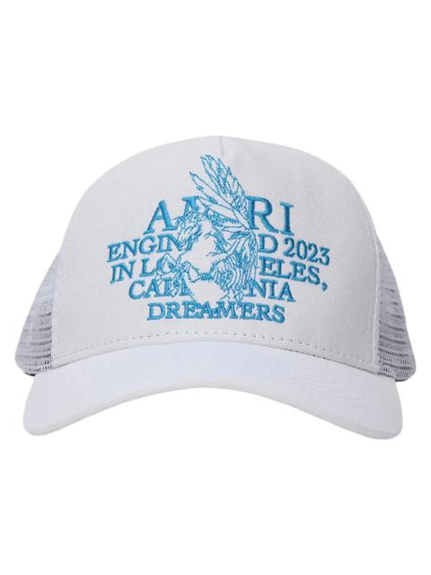 AMIRI Pegasus Trucker Hat White