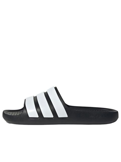 adidas Adilette Flow Slides 'Black White' IF4134