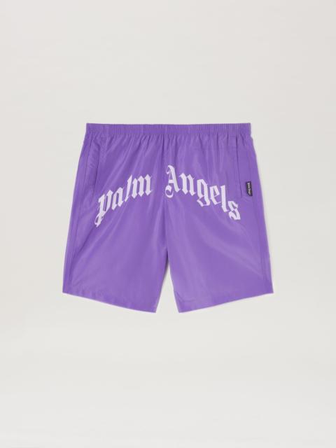 Curved Logo Swim Short