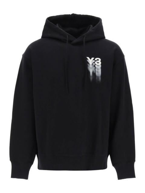 Y-3 Hoodie with gradient logo print Y-3 | REVERSIBLE