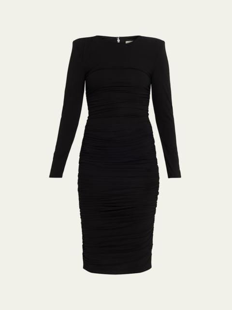 Paityn Shirred Stretch Jersey Dress