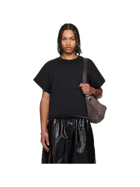Black Wadded Pocket T-shirt