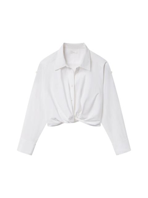 Leo Cropped Cotton Shirt
