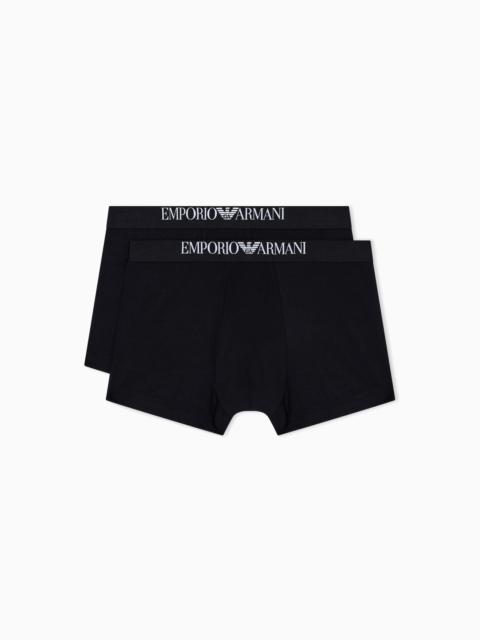 TWO-PACK OF VISCOSE JERSEY BOXER BRIEFS